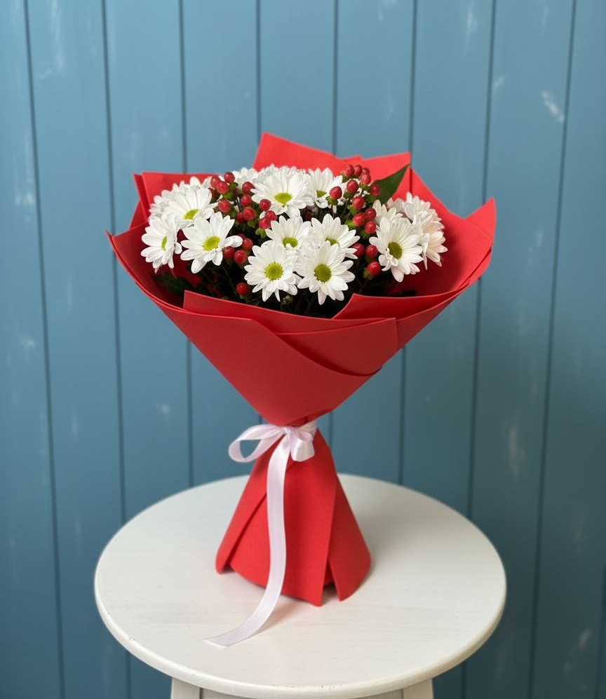 Букет цветов из: Хризантемы в Кузнечное