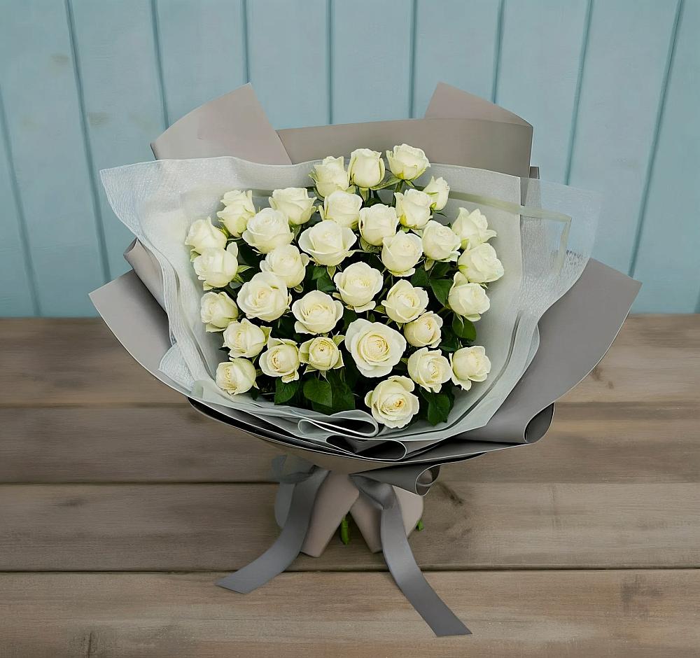 Букет Белоснежная нежность в Кузнечное