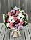 Букет цветов из: Альстромерии, Гвоздики, Розы и Хризантемы в Кузнечное