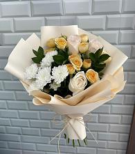 Букет цветов из:  Розы и Хризантемы в Кузнечное