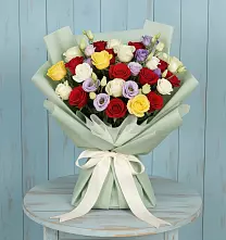 Букет цветов из:  Розы #REPLACE_PRED# Кузнечное