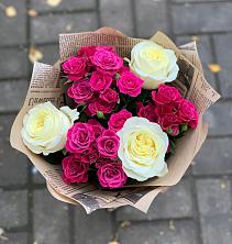 Букет цветов из:  Розы в Кузнечное