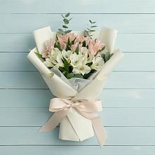 Букет цветов из:  Альстромерии в Кузнечное