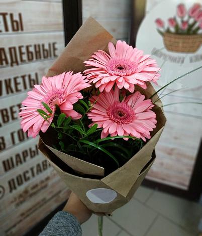 Букет цветов из: Герберы в Кузнечное