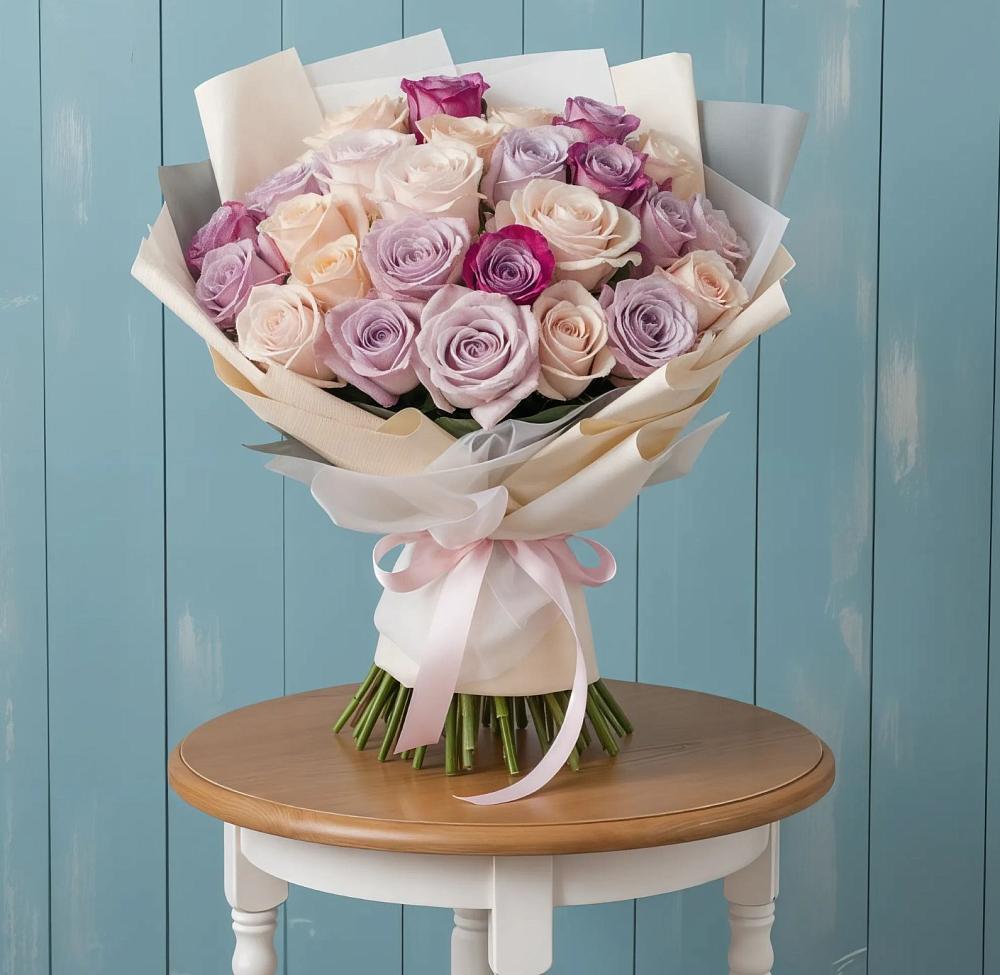 Букет цветов из: Розы в Кузнечное