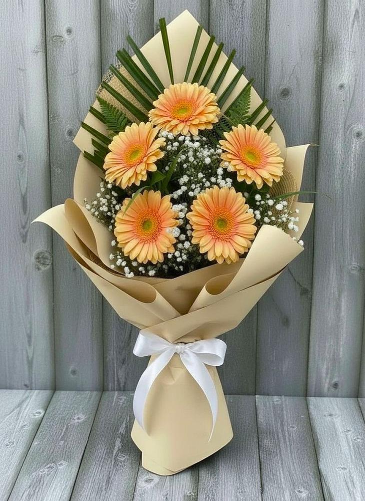 Букет цветов из: Герберы в Кузнечное