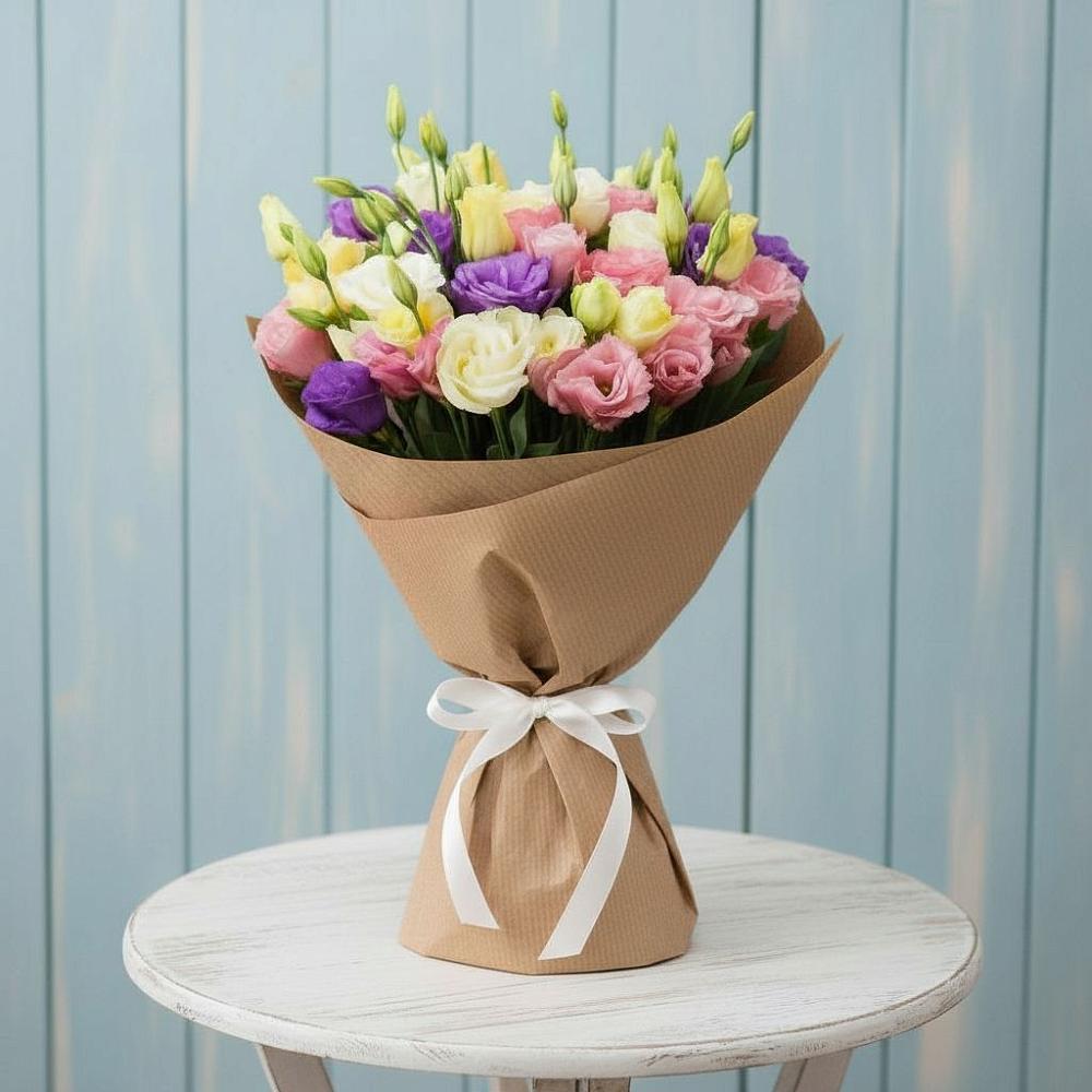 Букет цветов из: Лизиантусы в Кузнечное