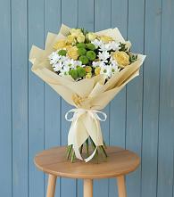 Букет цветов из:  Хризантемы и Розы #REPLACE_PRED# Кузнечное