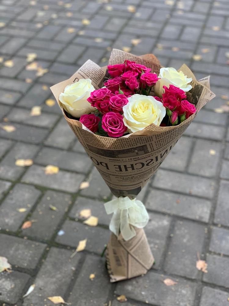 Букет цветов из: Розы в Кузнечное