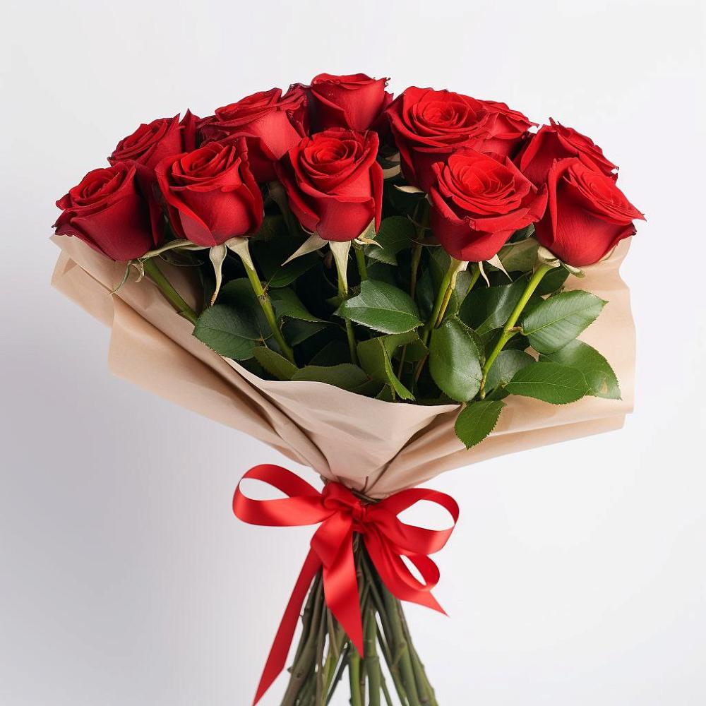 Букет 11 Красных роз Эдлесс Лав в Кузнечное